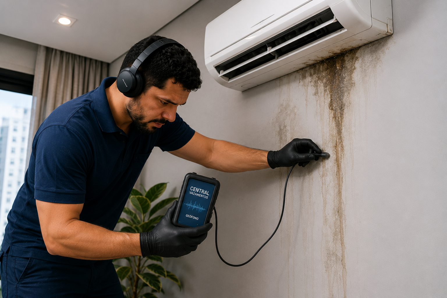 Vazamento de Ar-Condicionado: Como a Umidade do Split Pode Danificar seu Imóvel